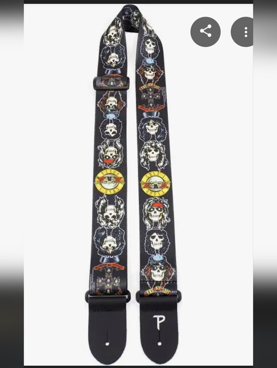 Guns N' Roses Other - Perri's 2" Guitar Strap - Guns N' Roses Design - Appetite for Destruction